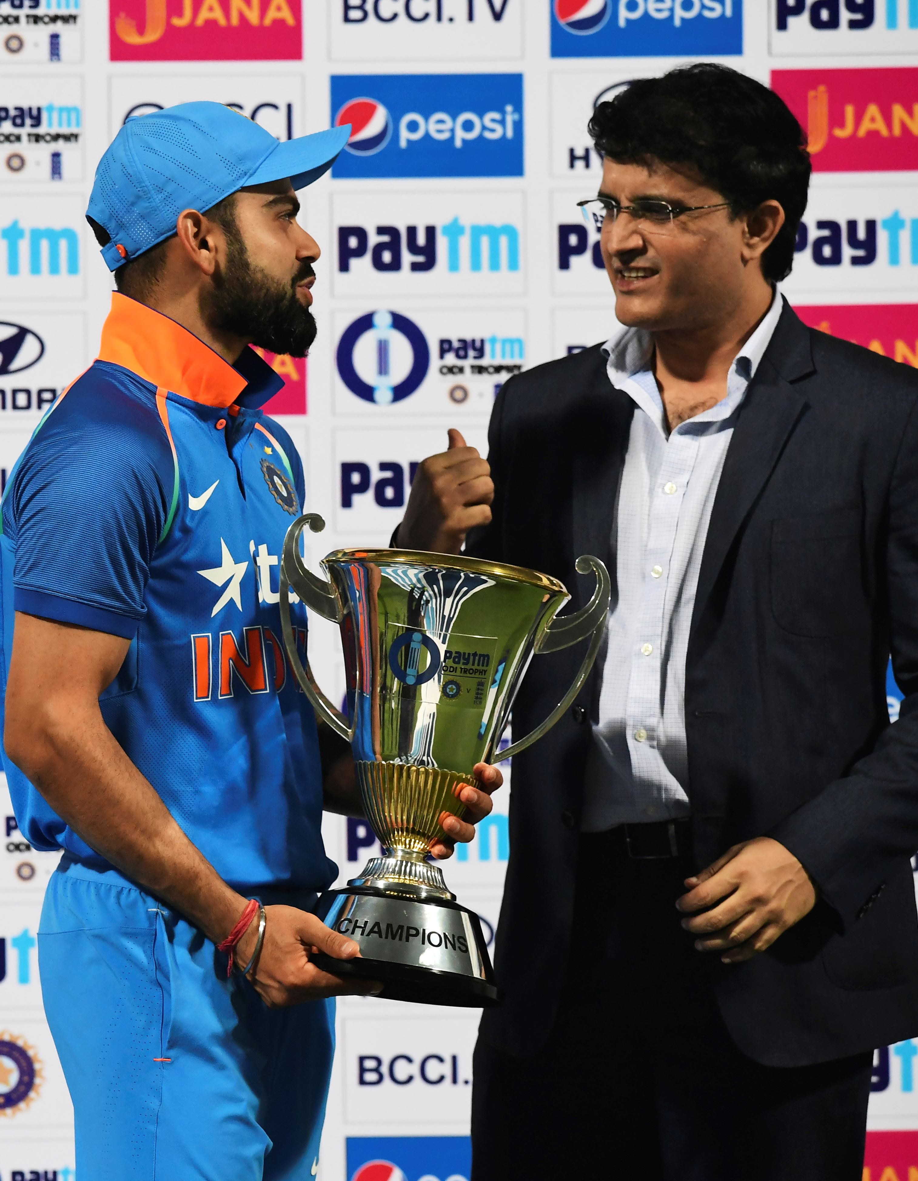 Sourav Ganguly backs Virat Kohli
