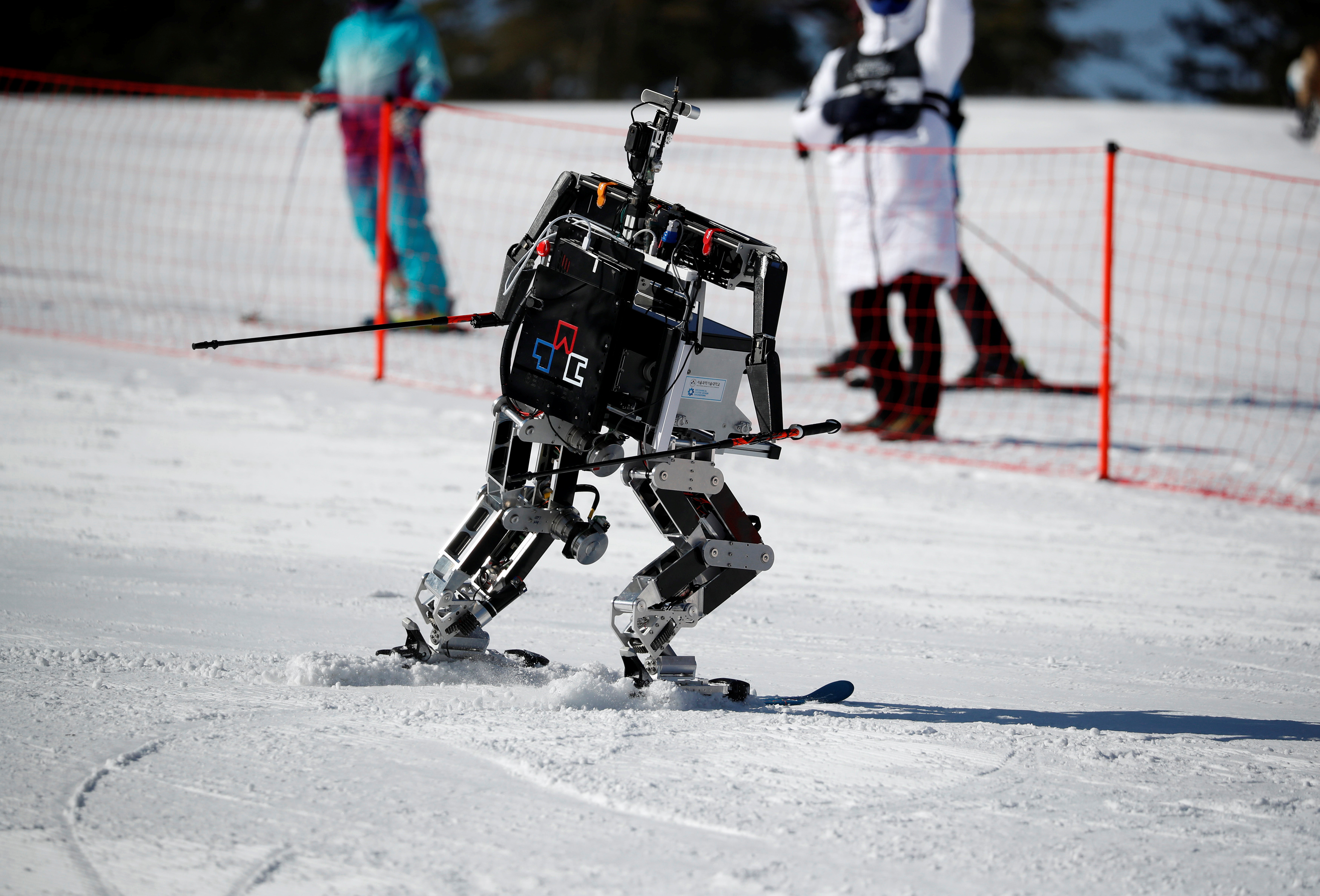 Winter Olympics 2018: Skiing robots