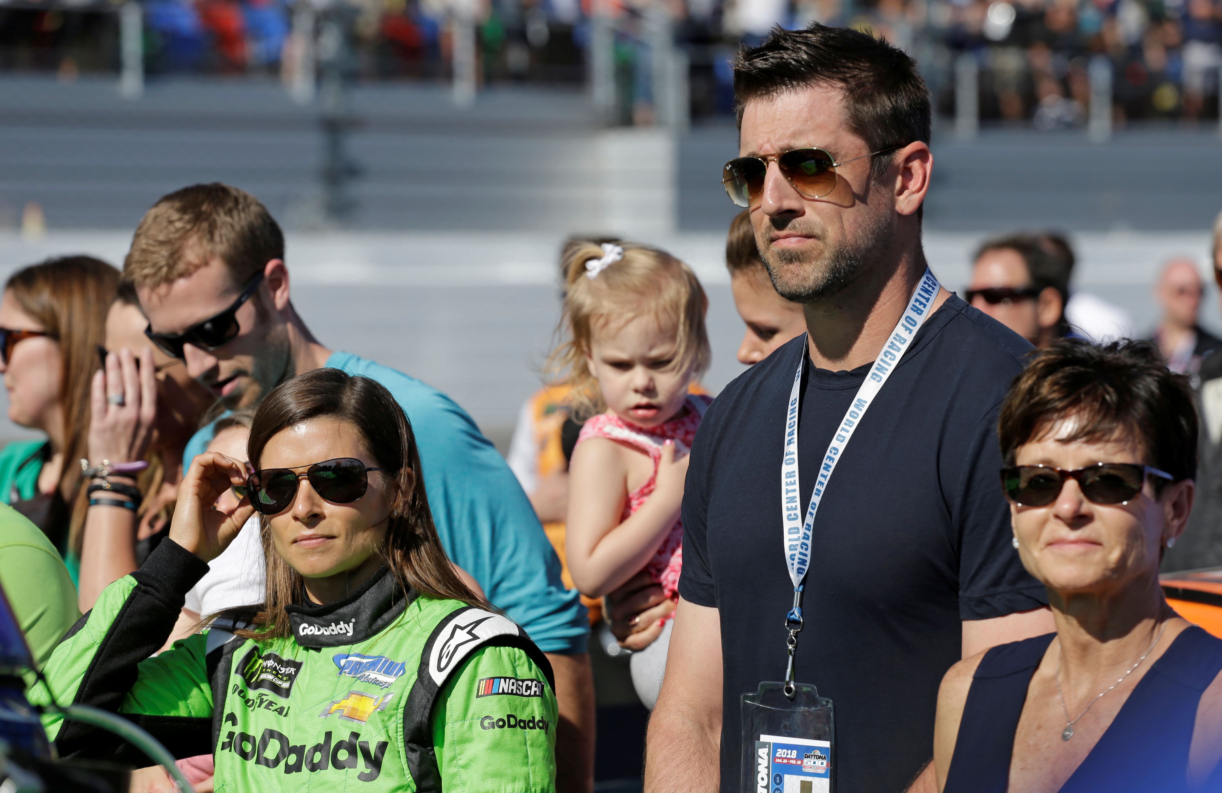 Rodgers, Danica spotted kissing resort