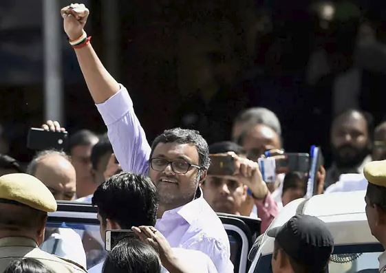 Relief Karti Chidambaram