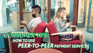 a person sitting at a table: Make Your Money Safe: 5 Tips For Peer-to-Peer Payment Apps