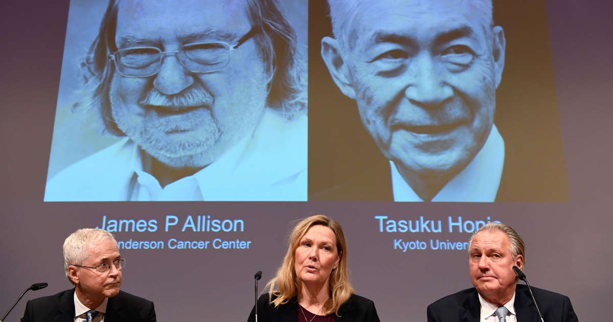 James P Allison and Tasuku Honjo win Nobel prize for medicine
