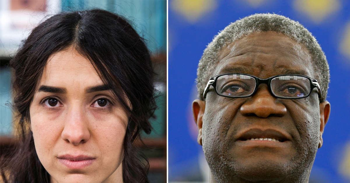 Denis Mukwege, Nadia Murad win 2018 Nobel Peace Prize