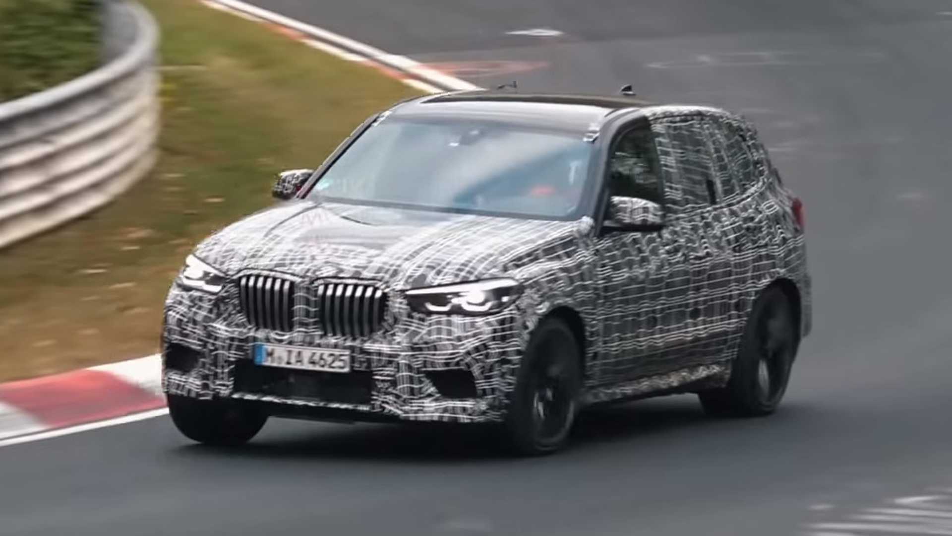 BMW X5 M testing on Nurburgring