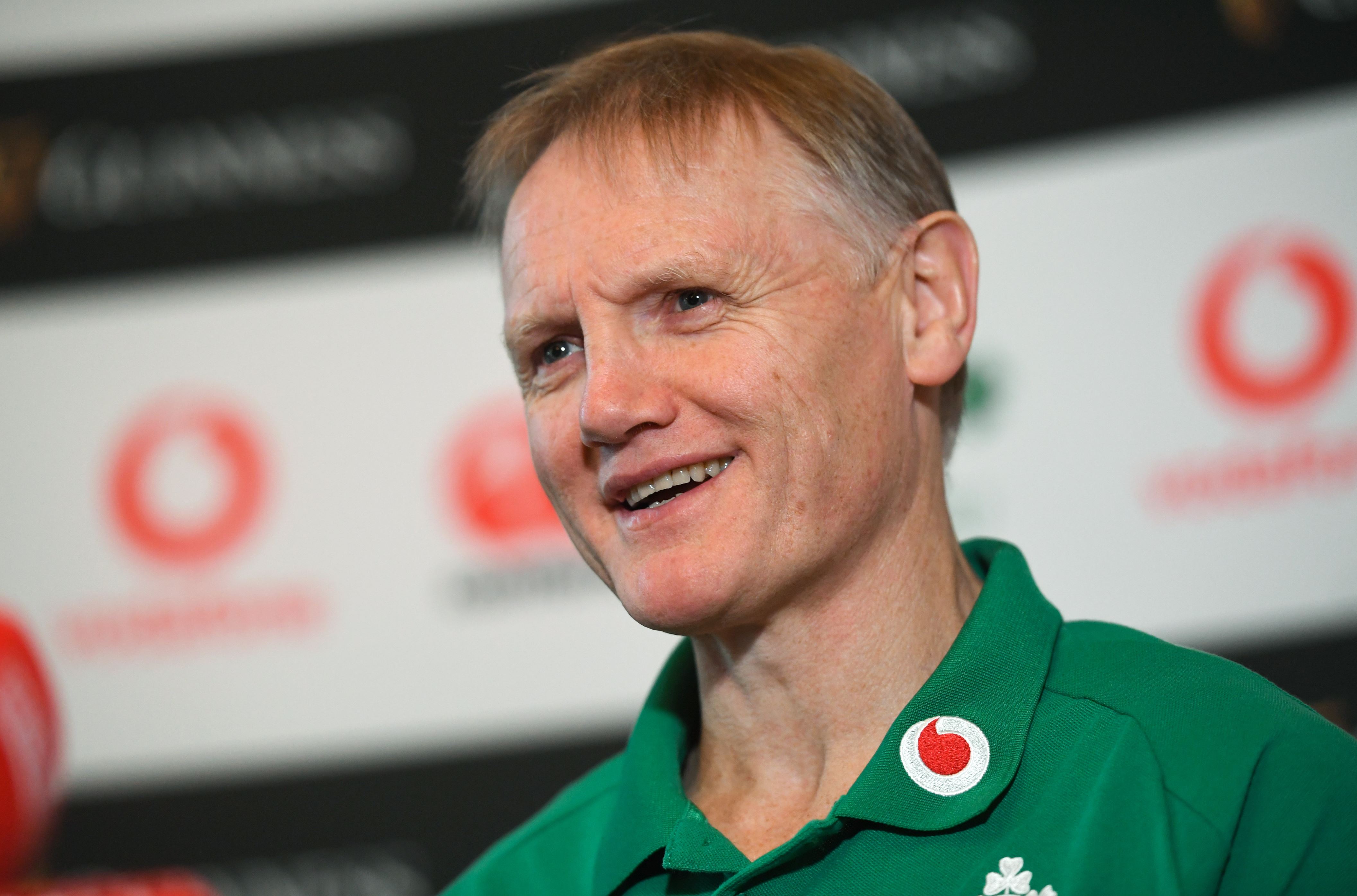 Head coach Joe Schmidt