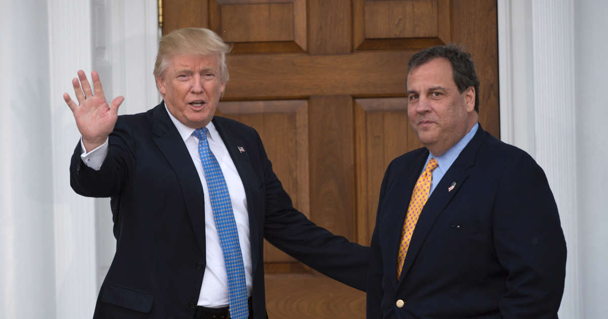 Chris Christie being considered for attorney general