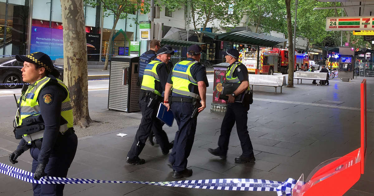 One dead, two hurt in Melbourne 'terror' attack