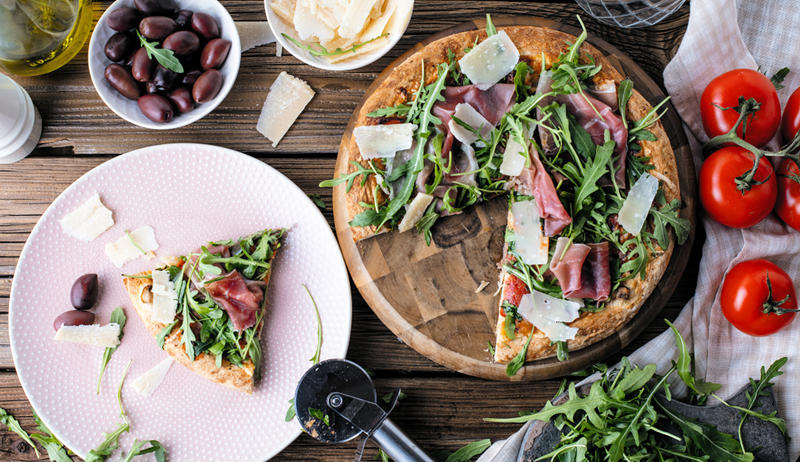 Gesunder Belag = gesunde Pizza