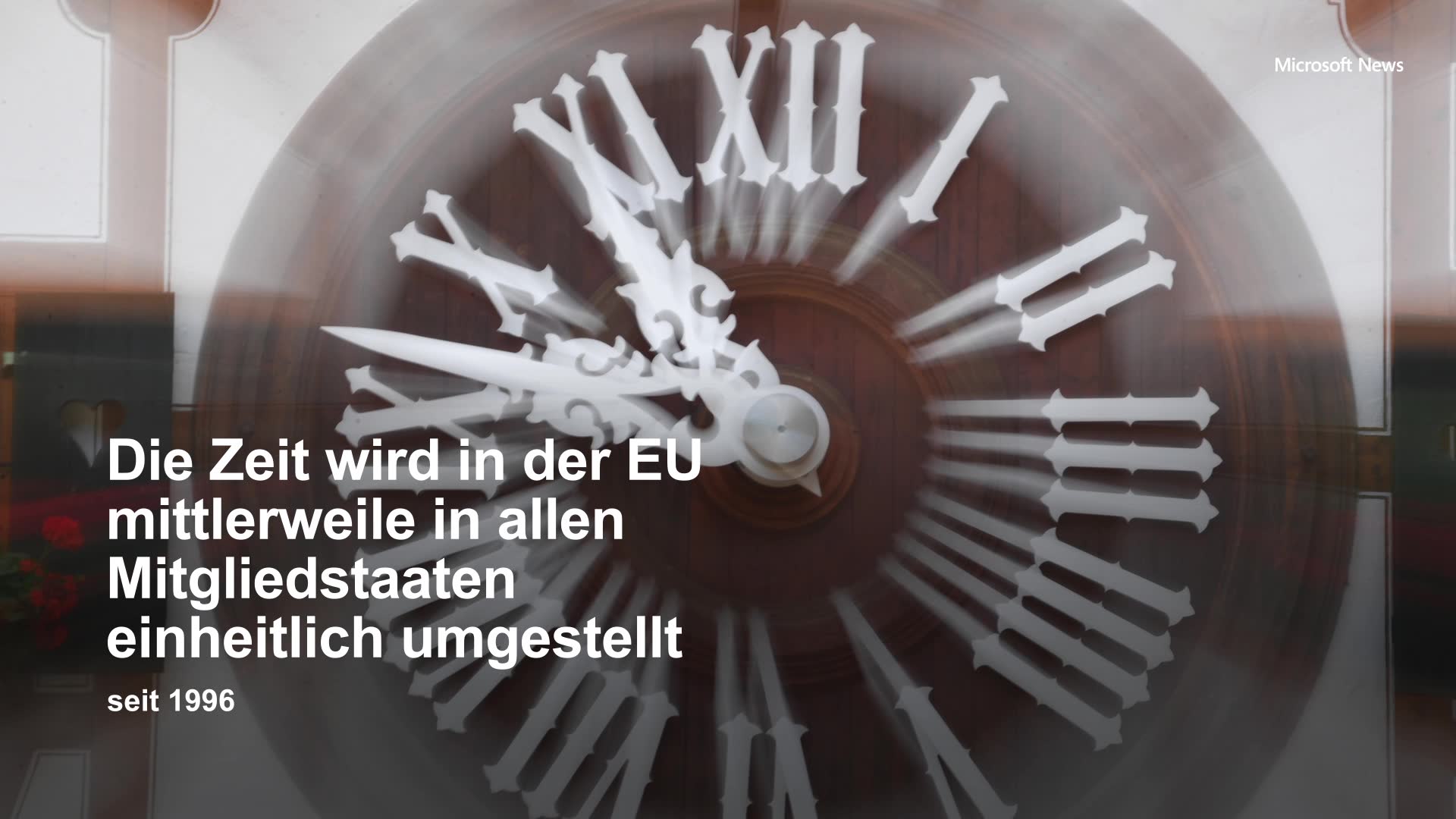 Ein kurzer Blick auf: Die Zeitumstellung