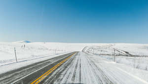 Dalton Highway in Winter, Alaska
