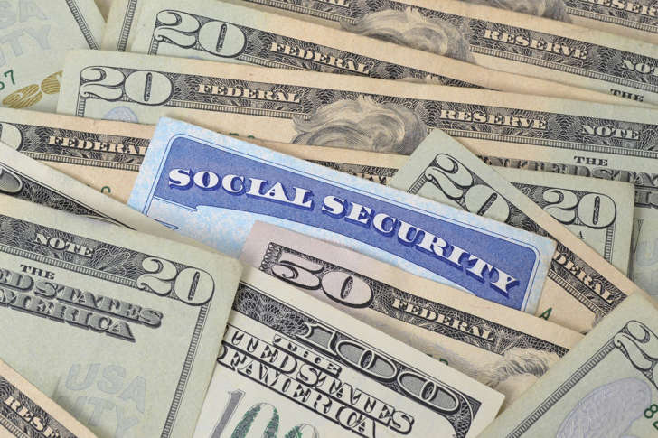 Social security card and money 178491316