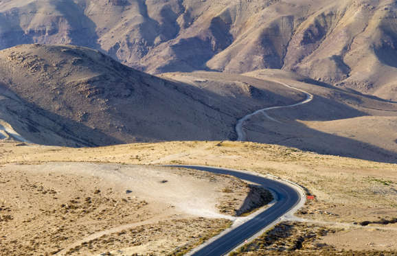 The Road to Mount Nebo, Jordan