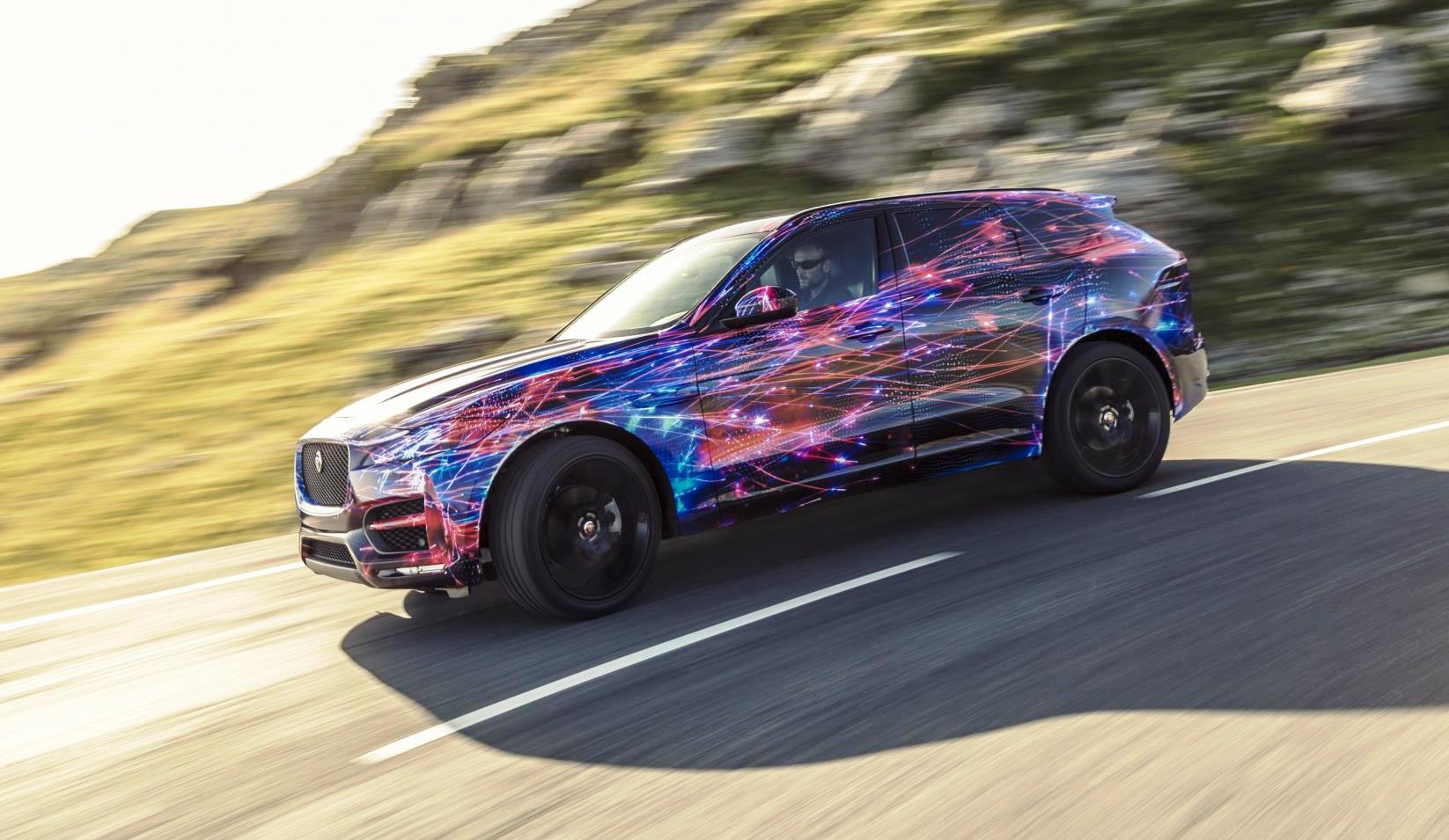 Latest teaser pictures Jaguar?s F-PACE