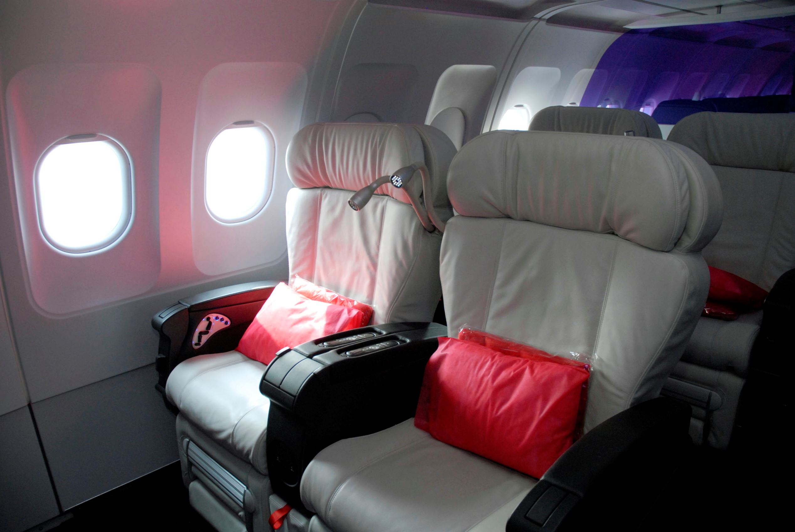 When flying, turn vent your