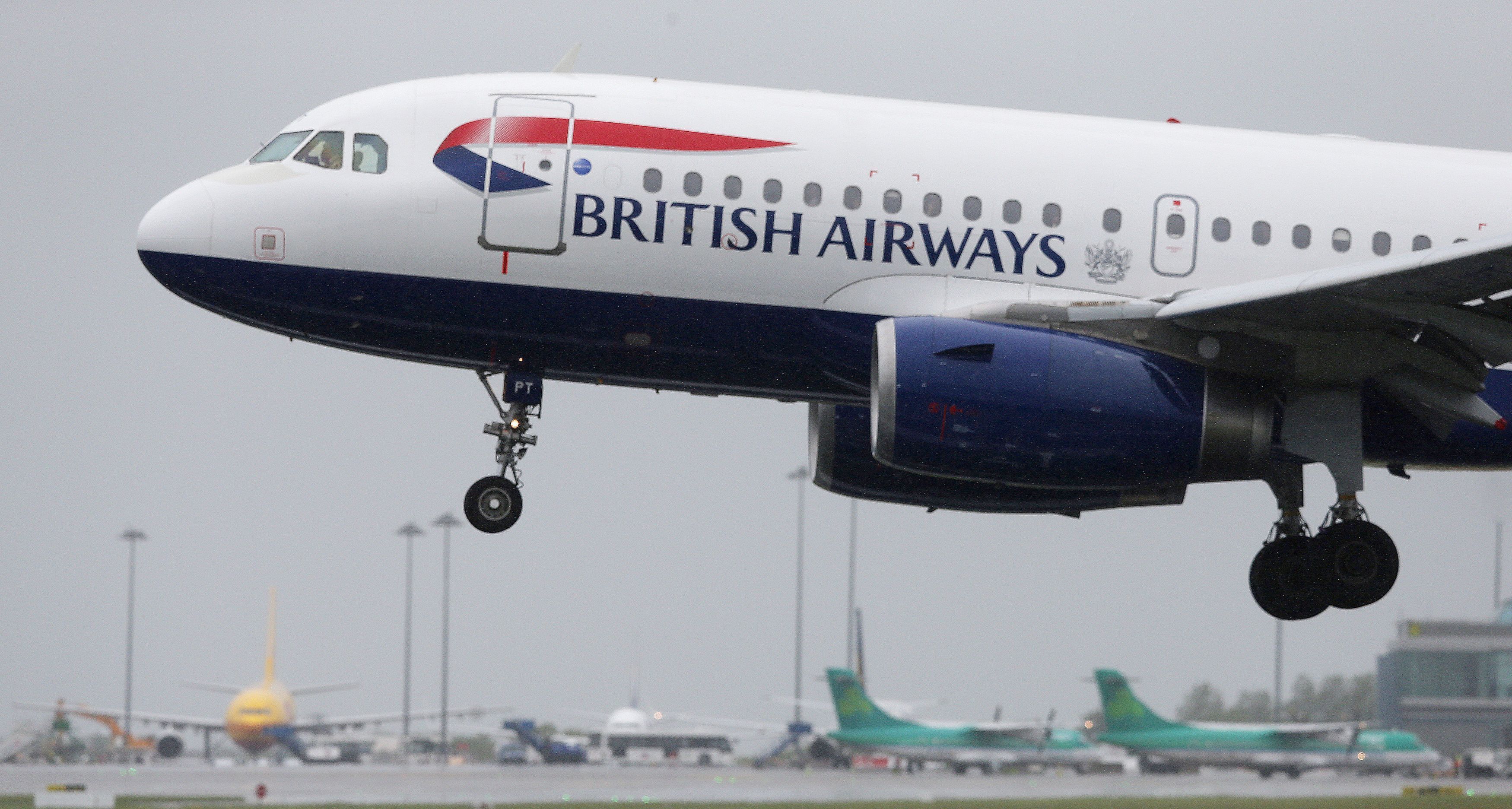 Plane left with holes' after