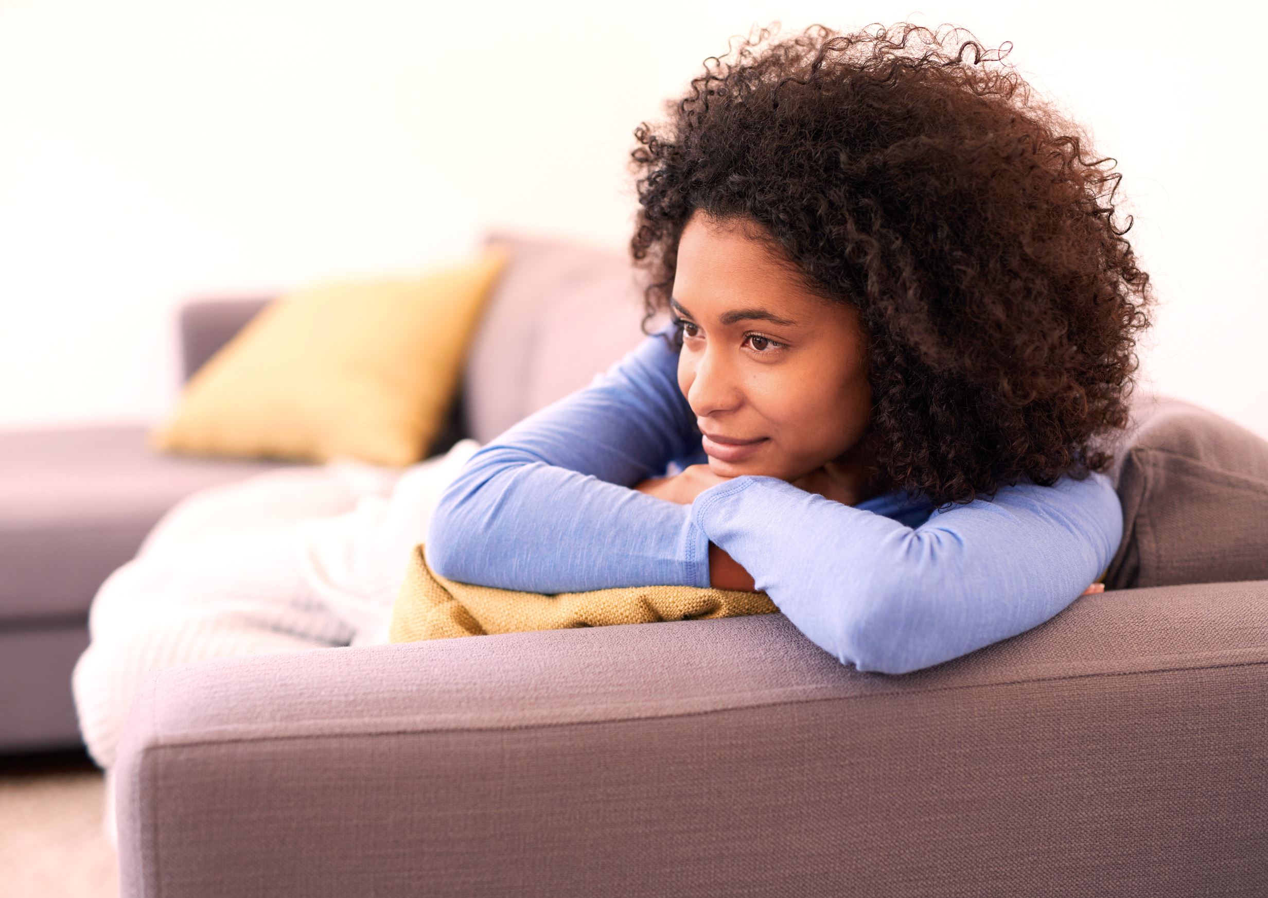 Relaxing on Her Day Off