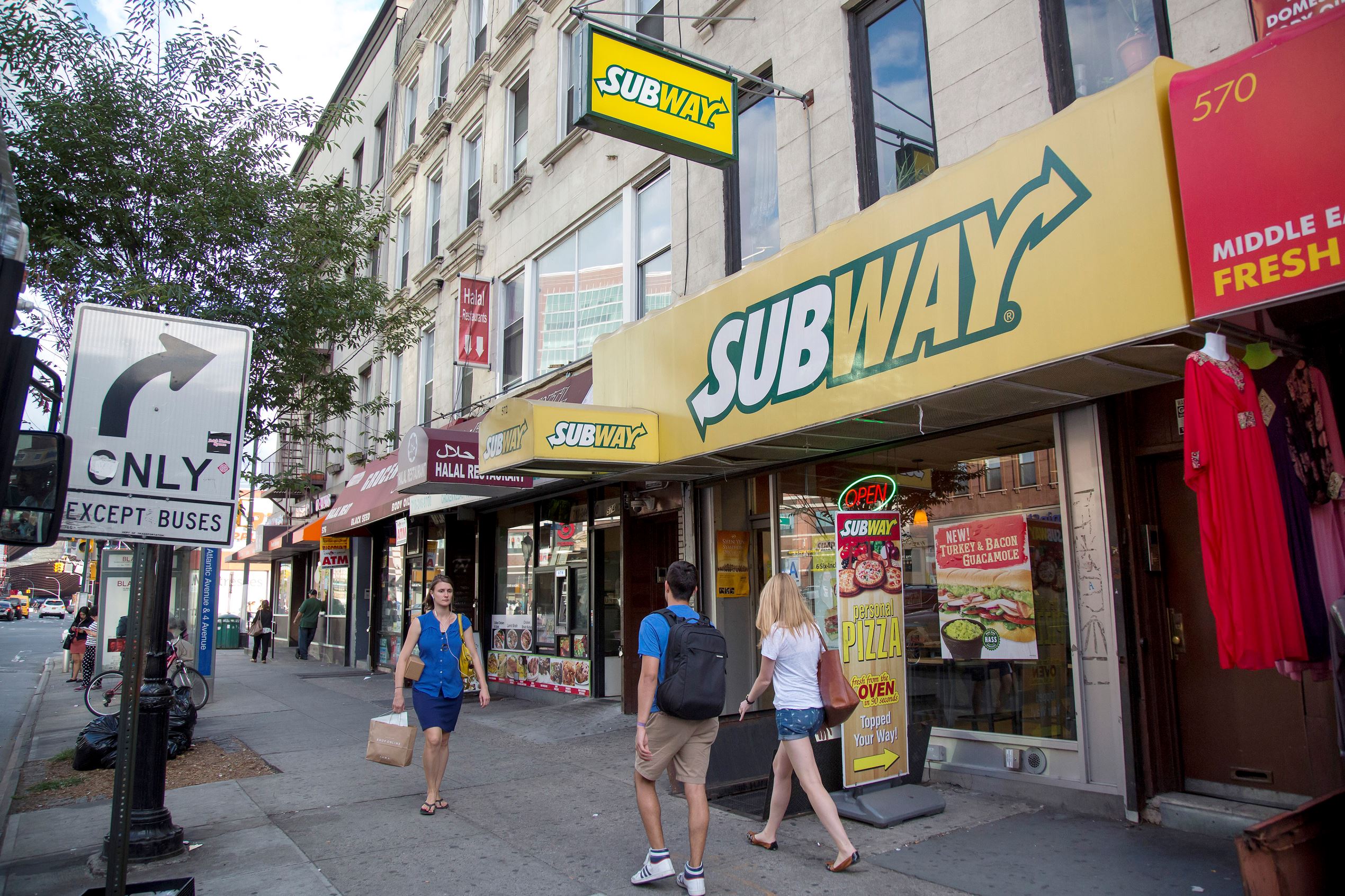 People ditching Subway, stores shut.