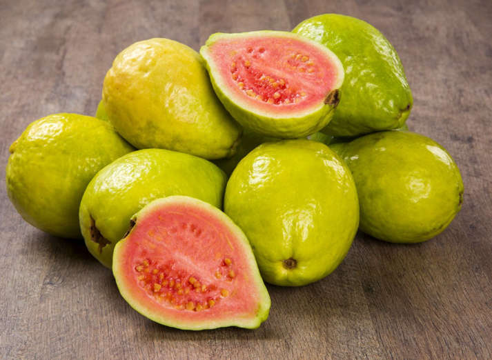 <p>Get this: Studies suggest that those with high levels of vitamin C in their systems may also have the lowest incidence of diabetes. But before you reach for that orange to stay healthy, consider this: Guava provides 600% of the day’s vitamin C in just one cup! A small round orange, on the other hand, packs just 85%. Although the tropical fruit packs 4 grams of protein per cup, Smith suggests pairing guava with an additional source of protein—like nuts or a low-fat cheese stick—to ensure blood sugar levels remain even keel. For more superfoods that can improve your health and help you slim down, check out these <a href="http://www.eatthis.com/best-ever-weight-loss-superfoods">40 Best-Ever Weight Loss Superfoods</a>!</p>