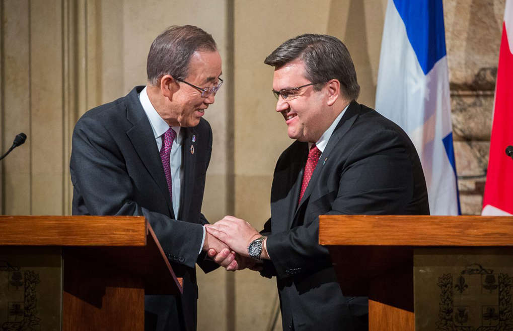 Ban Ki-moon visite un centre anti-radicalisation