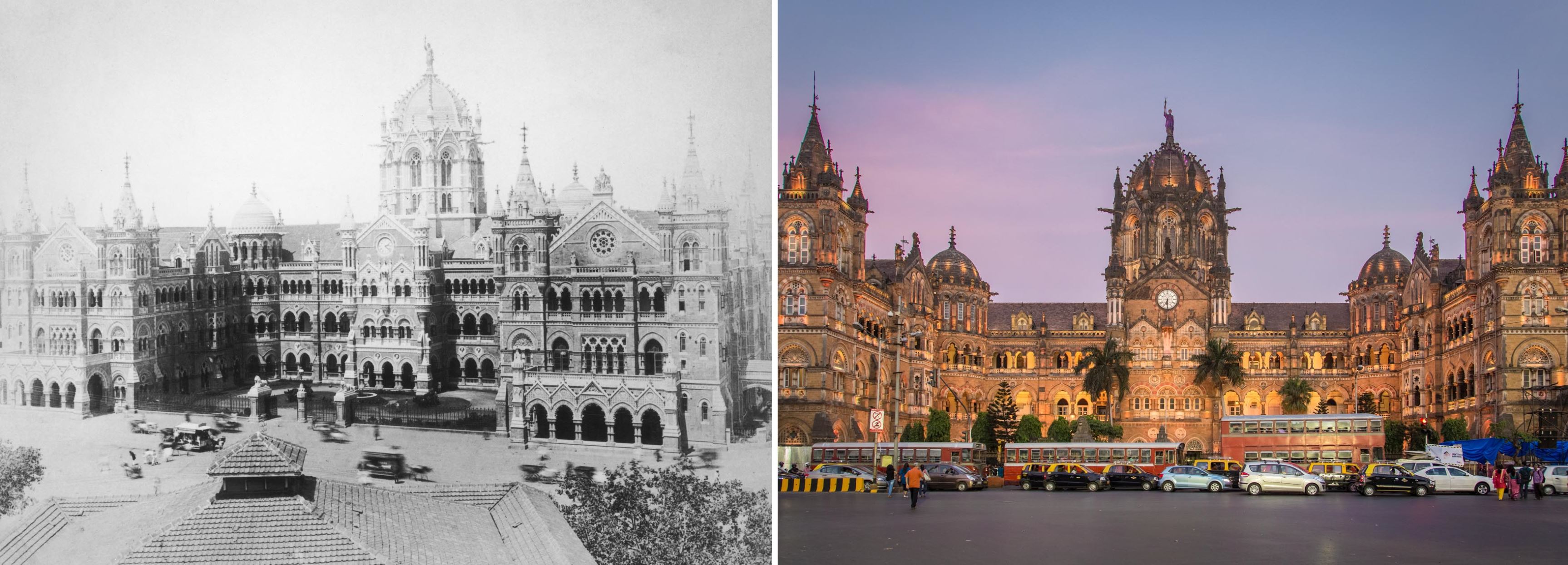 Then & images Mumbai, Delhi