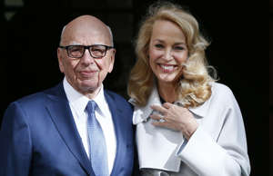 Rupert Murdoch and Jerry Hall get married