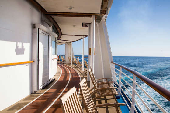 Deck of Cruise ship