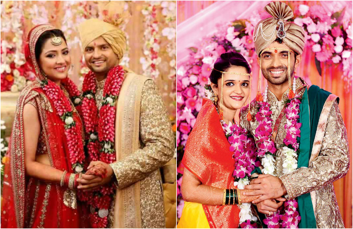 Wedding photos cricketers