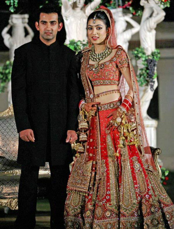 Wedding photos cricketers