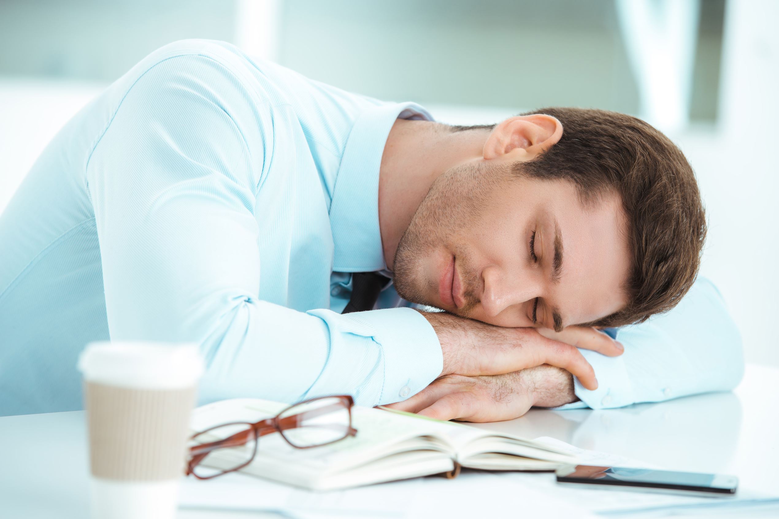 Young businessman in office