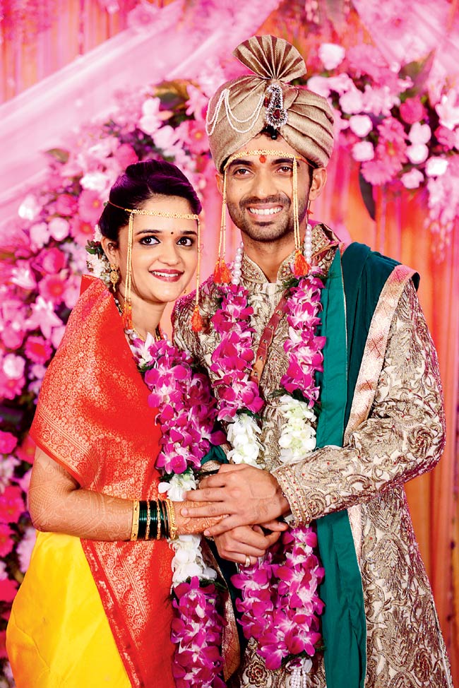Wedding photos cricketers