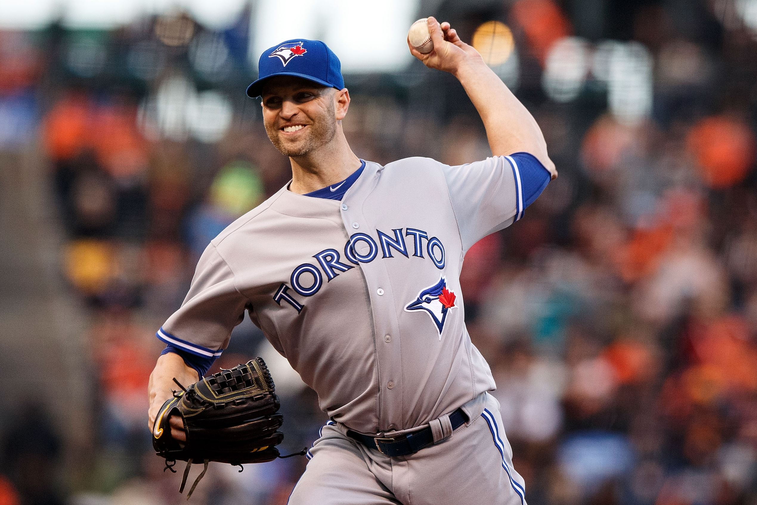 Jays’ Happ shuts trade buzz