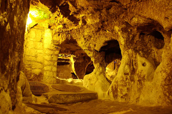view of derinkuyu underground city