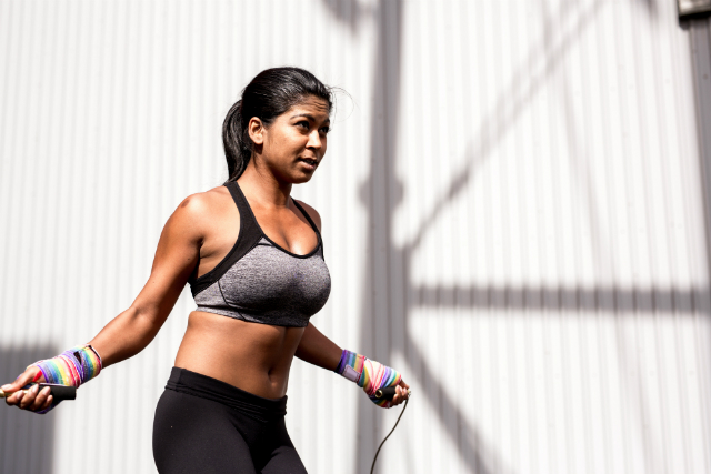 this indoor cardio workout your