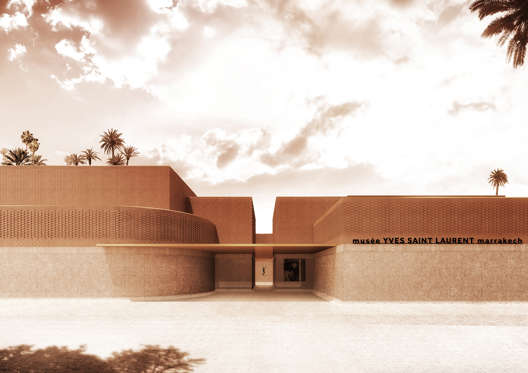 Diapositiva 8 de 11: Exterior of the Musée Yves Saint Laurent in Marrakech.