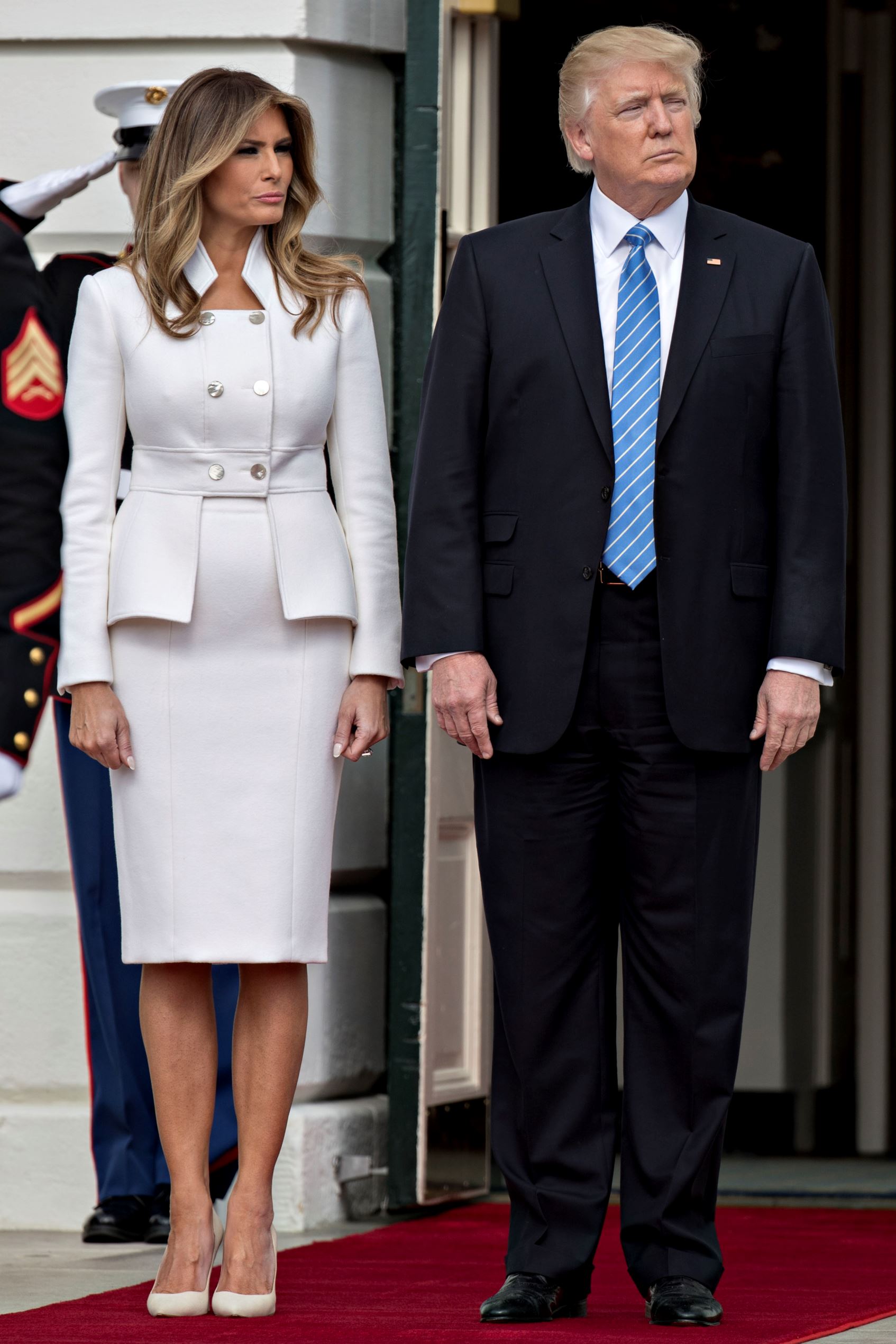 Melanias stil: glamourmodel prوsidentfrue