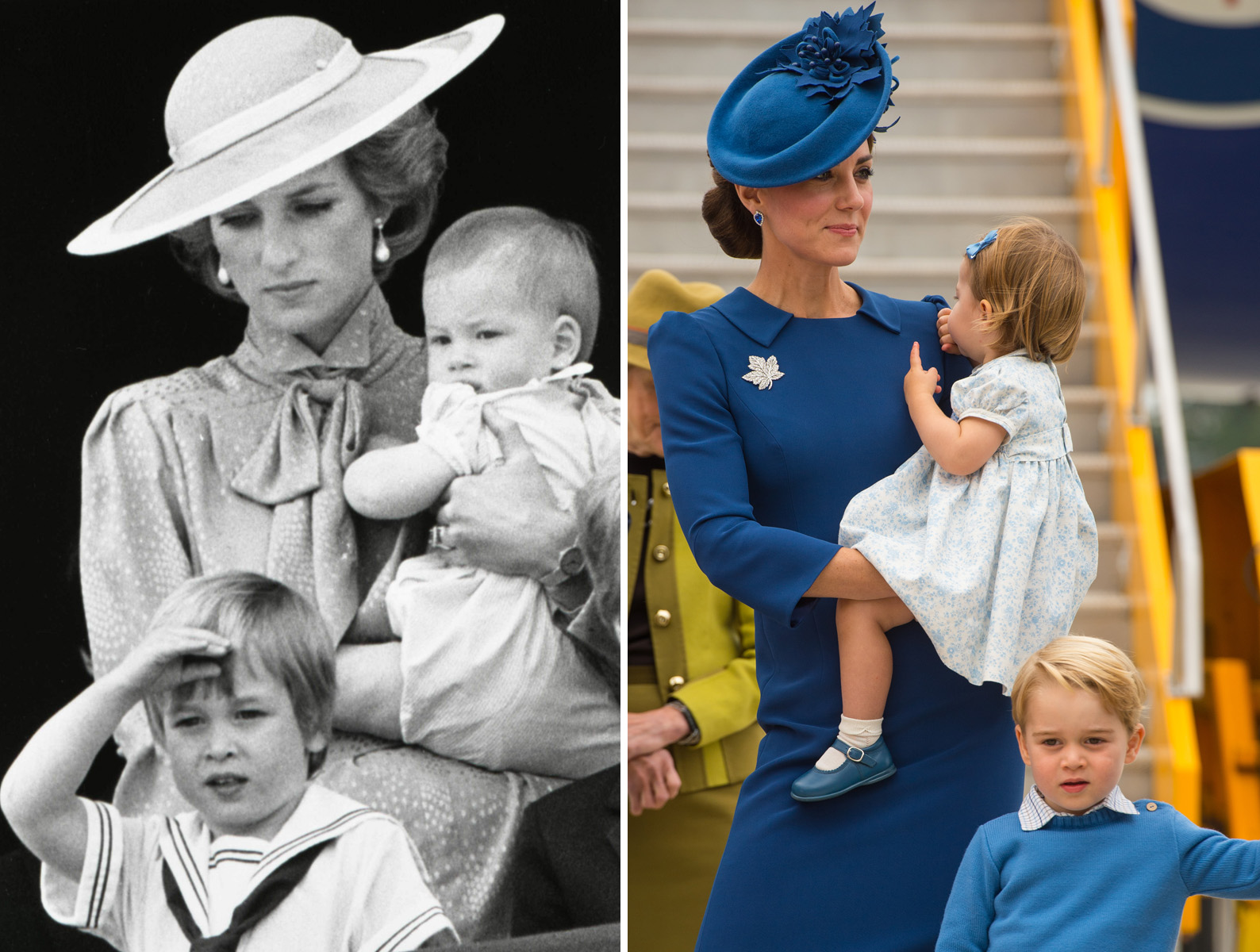 Striking similarities: Princess Diana Duchess