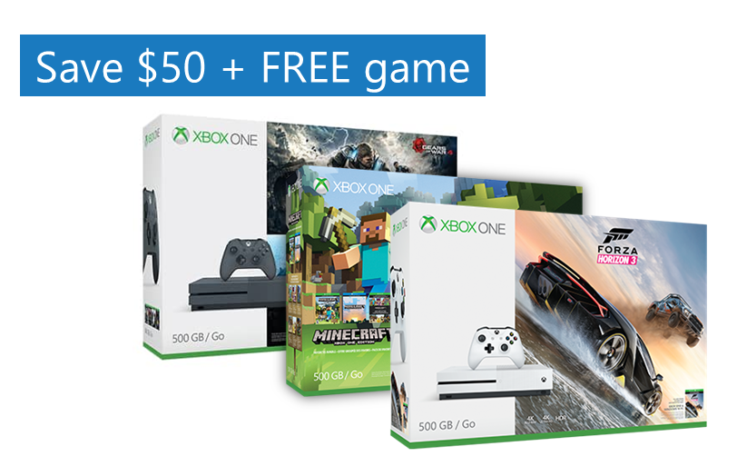 Instant savings select Xbox consoles
