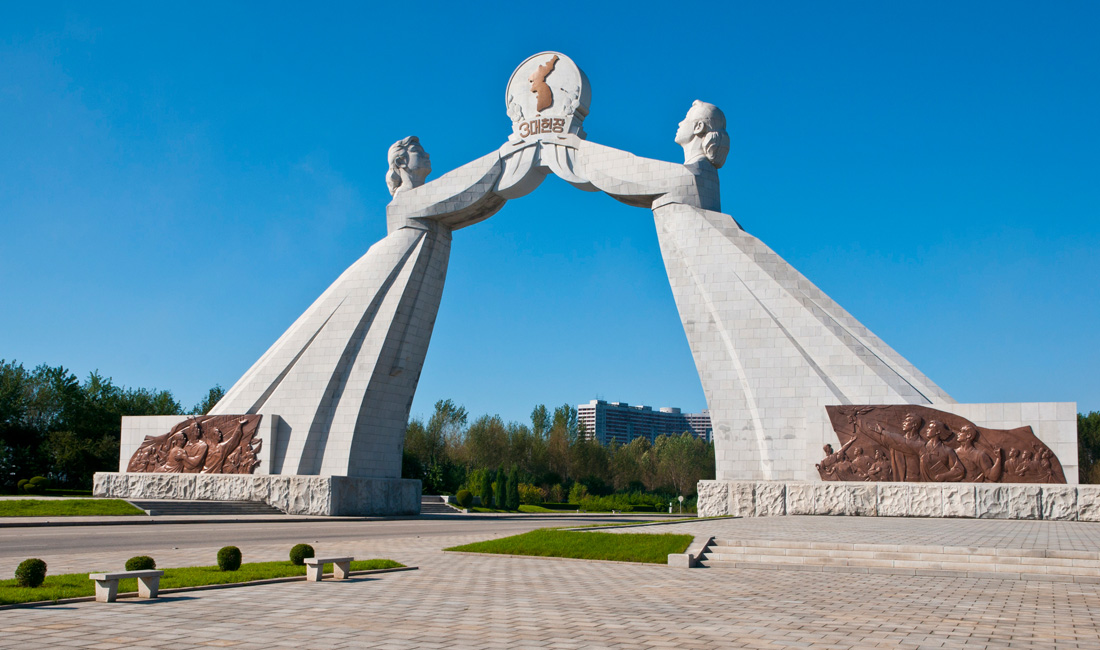 Stunning architecture **rth Korea