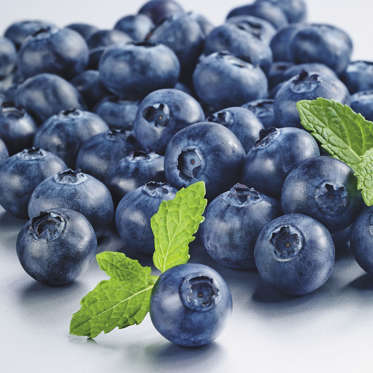 One cup of antioxidant-rich blueberries contains just 80 calories and 4 grams of fiber, which helps your body feel full for longer. They're also a good source of manganese, which can speed up metabolism and make you feel energized.<br><br>More reasons to love them: blueberries contain a compound that attacks cancer-causing free radicals, and research suggests they may also help ward off UTIs, keep skin bright, and reduce age-related memory loss.