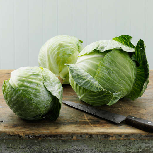 Cabbage is rich in antioxidants and vitamin C but extremely low in calories (just 22 per cup), so you can fill your plate with the leafy green guilt-free. And while you're probably familiar with the infamous <a href="http://www.health.com/health/article/0,,20410207,00.html">Cabbage Soup Diet</a>, there are plenty of alternate ways to eat this veggie that won't leave you feeling hungry. It's delicious in a variety of slaws or salads, and makes a crunchy garnish atop tacos or burgers.<br><br><b>RELATED: <a href="http://www.health.com/health/gallery/0,,20684235,00.html">23 Easy Cabbage Recipes</a></b>