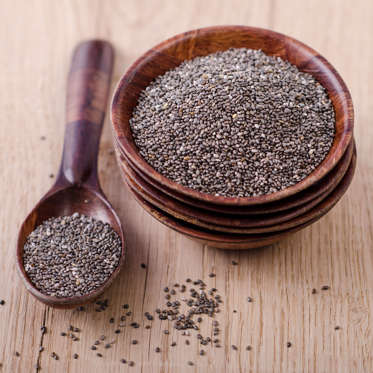 Small-but-mighty chia seeds are a terrific source of essential nutrients like omega-3s, calcium, potassium, and magnesium. They also pack a serious fiber punch--4 grams per tablespoon--so when you add them to your favorite healthy foods, they'll help ward off hunger.<br><br>The versatile seeds can be blended into smoothies, stirred into oatmeal, used to thicken pudding, or added to yogurt. "You can even whisk them into a homemade citrus vinaigrette," says Sass. "The gel-like texture when they absorb water is both filling and satisfying."<br><br><b>RELATED: <a href="http://www.health.com/health/gallery/0,,20930078,00.html">10 Delicious and Healthy Ways to Use Chia Seeds</a></b>