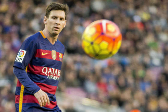 BARCELONA, SPAIN. JANUARY 9. Barcelona's **** in action during the Barcelona versus Granada CF match of spanish football league in the Camp Nou Stadium, on January 9, 2016. (Photo by Albert Llop/Anadolu Agency/Getty Images)