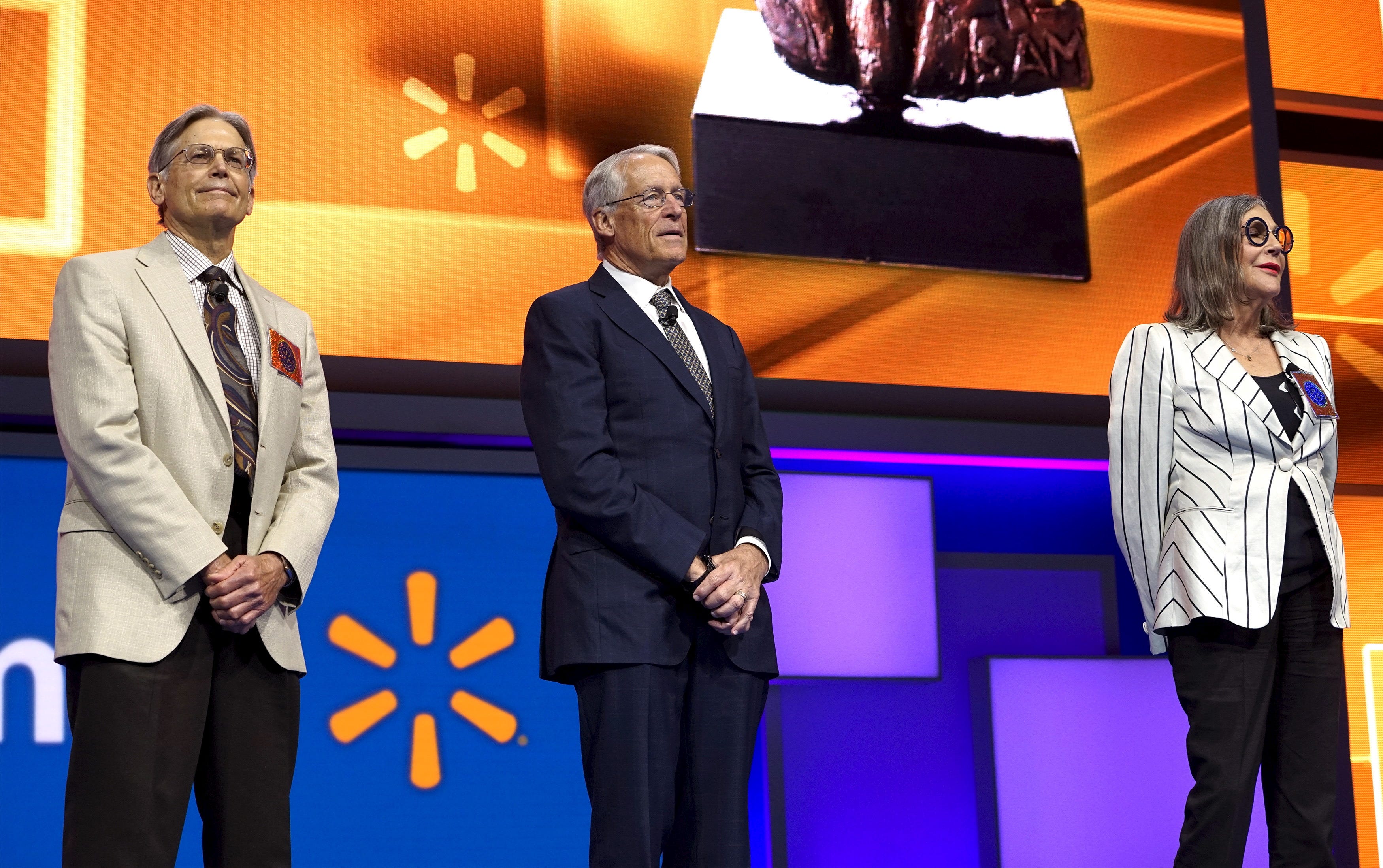 Jim, Rob, and Alice Walton have a combined net worth of over $170 billion. Rick Wilking/Reuters