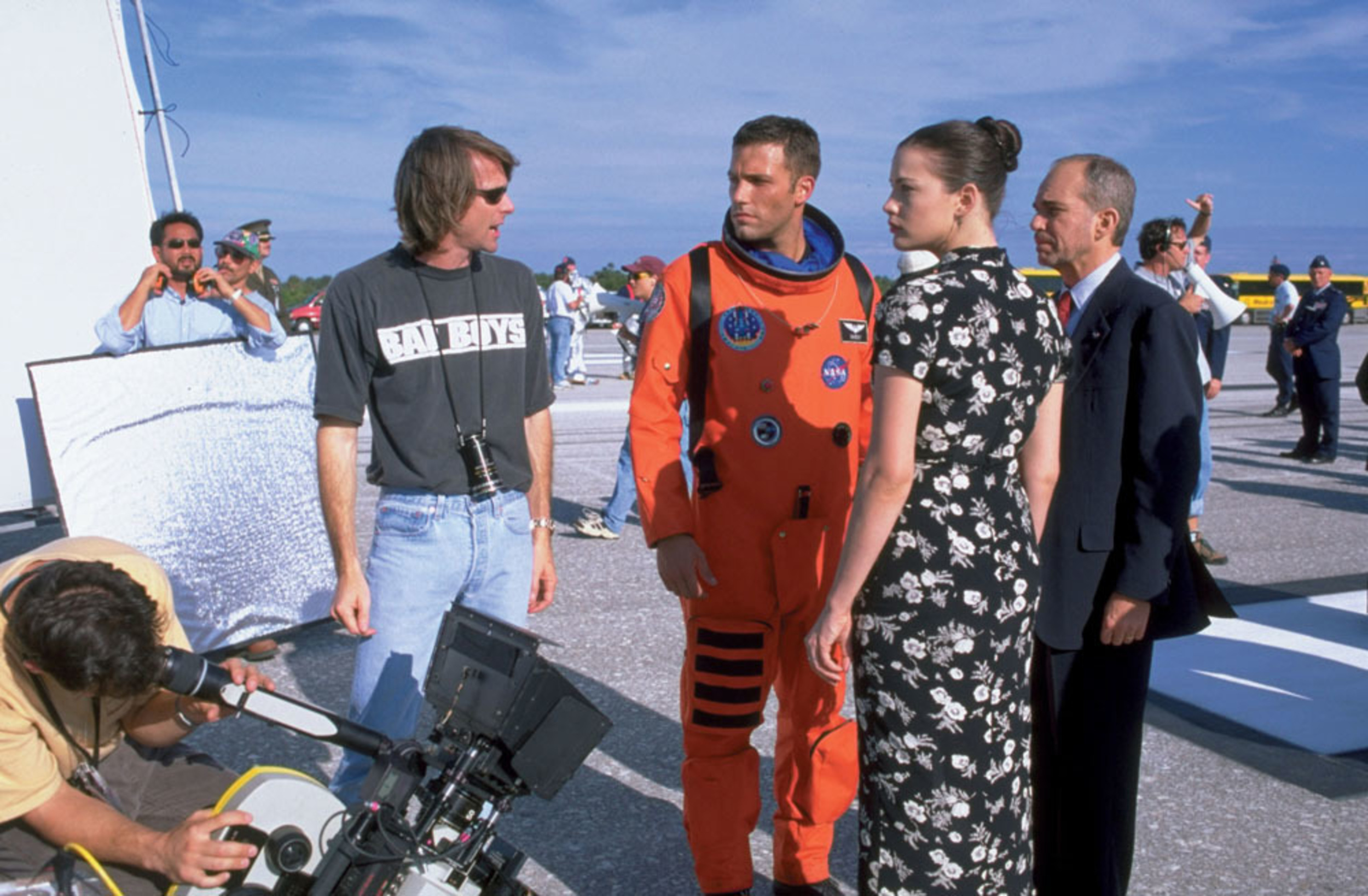 <p>The director makes an appearance as a NASA scientist, but he’s not the only cameo in the film. Real-life astronaut Shannon Lucid makes a brief background cameo in the movie as well.</p>