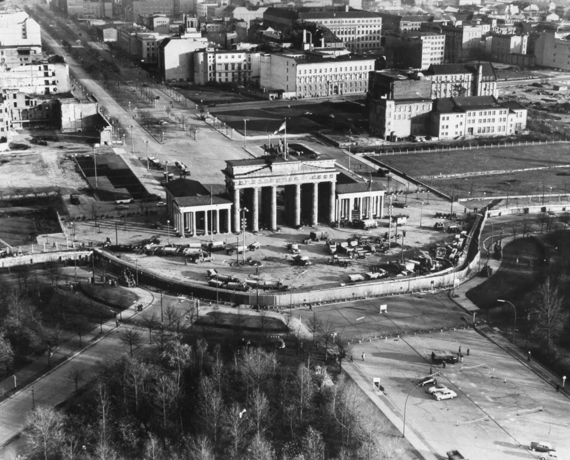 <p>The 18th-century neoclassical Brandenburg Gate, a Berlin landmark that survived the ravages of the Second World War, found itself at the very heart of a divided Berlin, and a carved up Germany. The Berlin Wall stood for 28 years before being torn down as communism across Europe crumbled. </p><p>Sources: (<a href="https://www.britannica.com/topic/Berlin-Wall" rel="noopener">Britannica</a>) (<a href="https://www.history.com/topics/cold-war/berlin-wall" rel="noopener">History</a>)</p><p>See also: <a href="https://www.starsinsider.com/lifestyle/493244/read-all-about-these-cold-war-facts-and-trivia">Read all about these Cold War facts and trivia</a></p><p><a href="https://www.msn.com/en-us/community/channel/vid-7xx8mnucu55yw63we9va2gwr7uihbxwc68fxqp25x6tg4ftibpra?cvid=94631541bc0f4f89bfd59158d696ad7e">Follow us and access great exclusive content everyday</a></p>