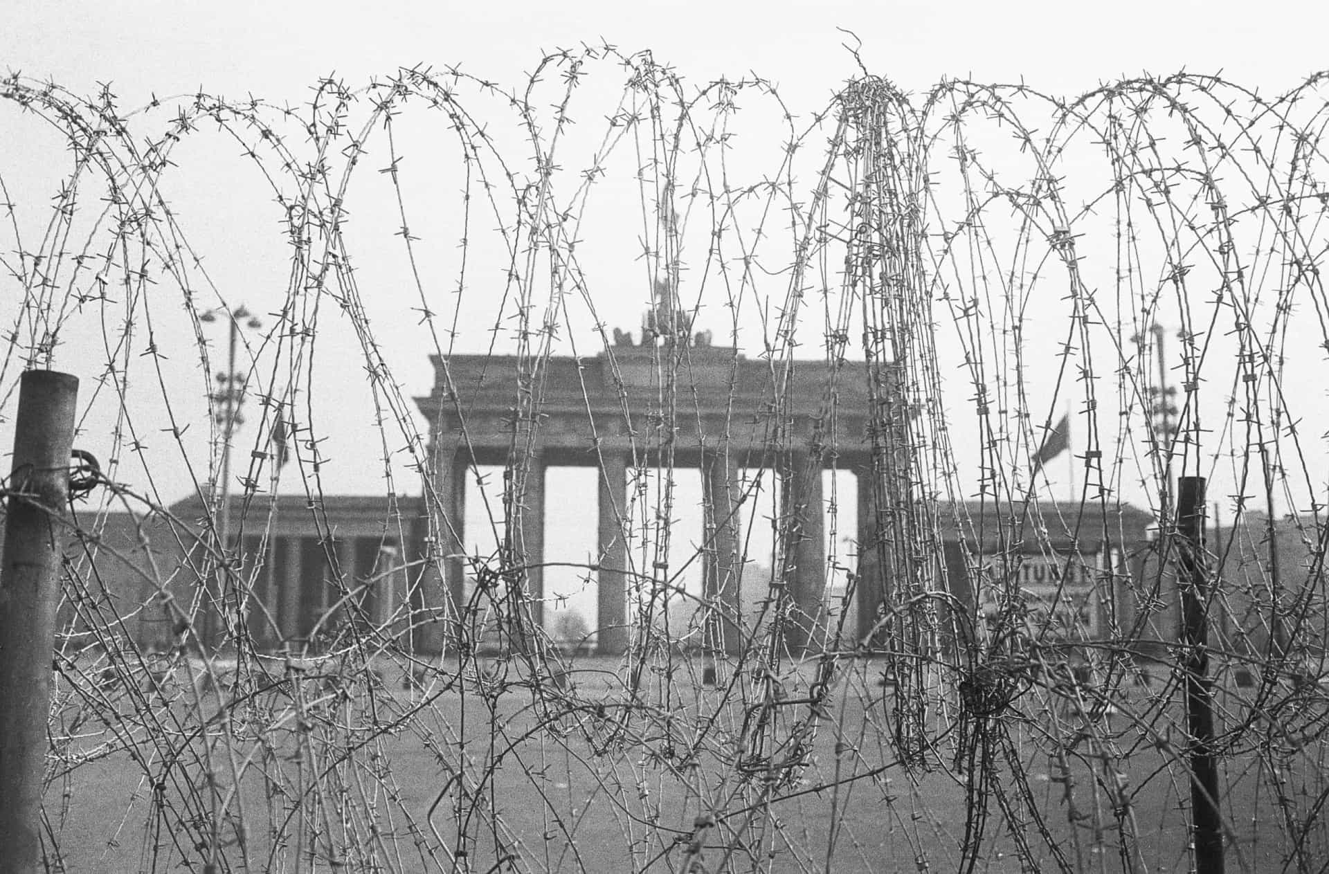 <p>This June 1, 1961 photograph shows the Brandenburg Gate wired shut, but before building of the wall had commenced. The monumental city <a href="https://www.starsinsider.com/travel/374301/where-to-admire-the-worlds-most-iconic-city-gates" rel="noopener">gate</a> stood on the dividing line between East and West Berlin.</p><p><a href="https://www.msn.com/en-us/community/channel/vid-7xx8mnucu55yw63we9va2gwr7uihbxwc68fxqp25x6tg4ftibpra?cvid=94631541bc0f4f89bfd59158d696ad7e">Follow us and access great exclusive content everyday</a></p>