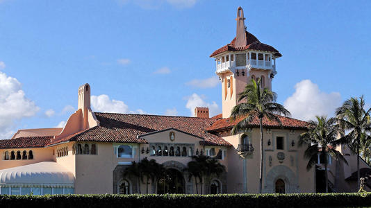 This view shows the Mar-a-Lago resort in Palm Beach, Florida. Getty Images