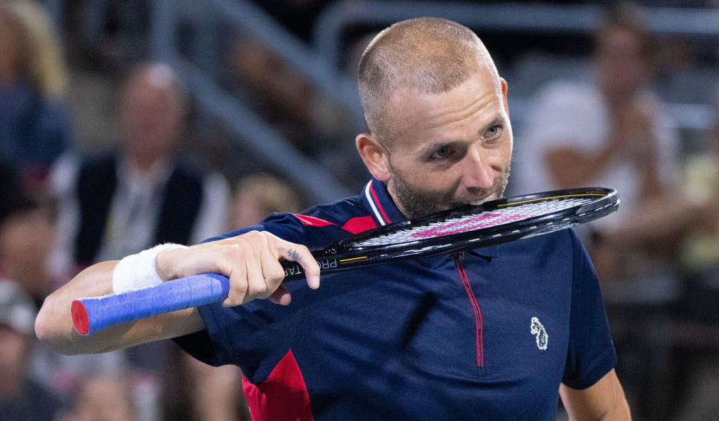 watch: dan evans, fabio fognini and chair umpire involved in furious argument – ‘don’t swear’