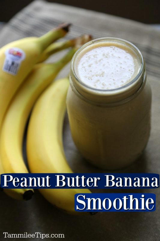 Peanut Butter Banana Smoothie Recipe