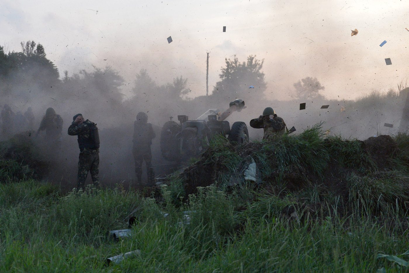 ukrajinci podruhé za pár dní zásahli ruské vojáky na cvičišti